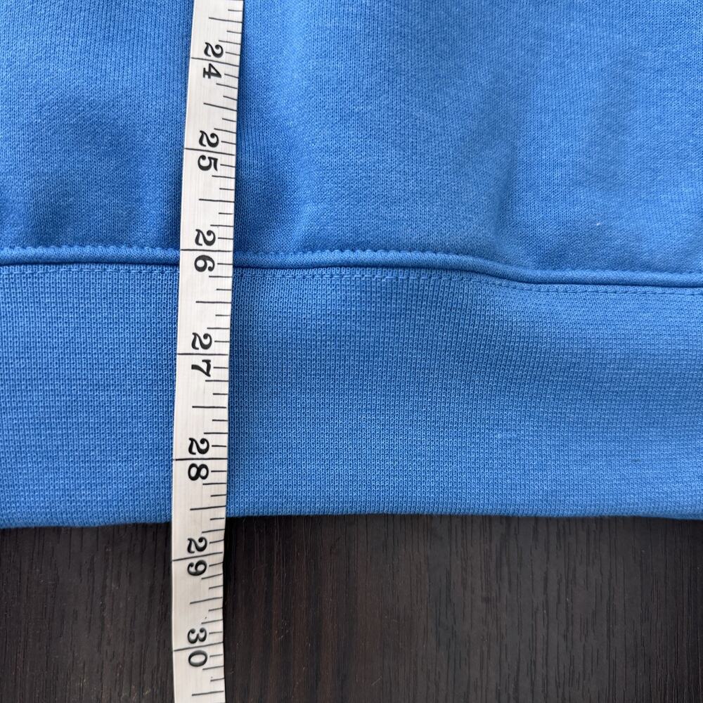 Carhartt Hoodie Men Small Rain Defender Loose Fit Pullover Logo Graphic Blue NEW - Picture 11 of 12